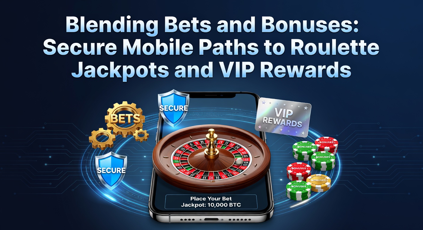 Smartphone mit Roulette-Rad und Bonus-Symbolen auf einem sicheren mobilen Bildschirm, das die Verbindung von Wetten, Boni und Jackpots symbolisiert