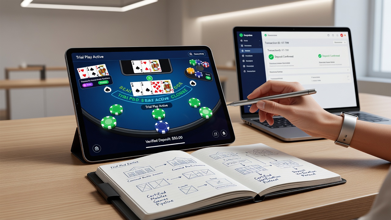 Darstellung strukturierter Treueebenen und verifizierter Transaktionen in mobilen Casino-Apps